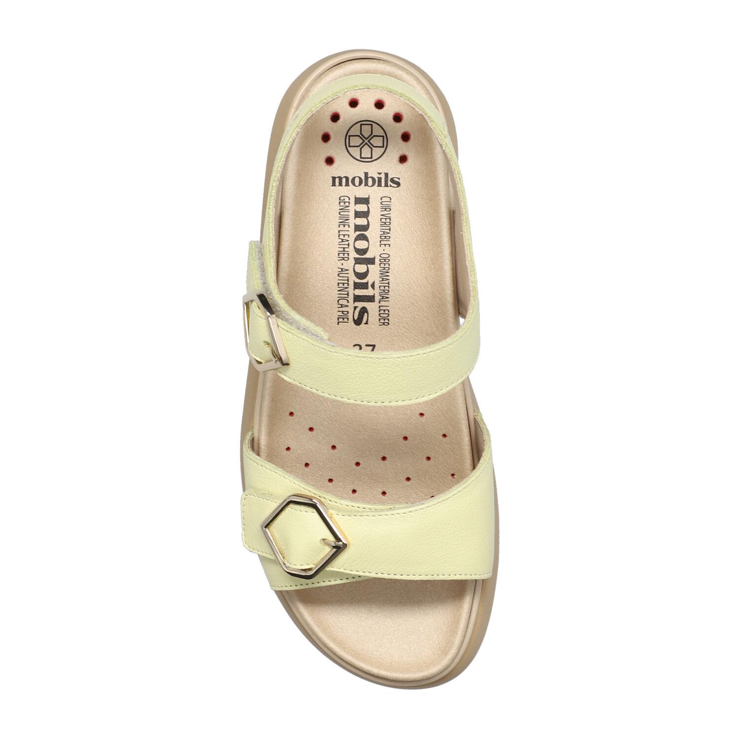 sandales femme modèle Fyda Jaune - Mephisto